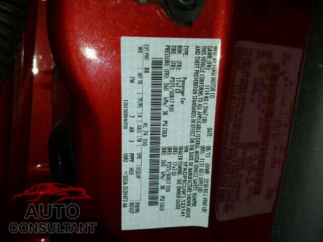 FORD CMAX 2015 - 1FADP5CU9FL123141