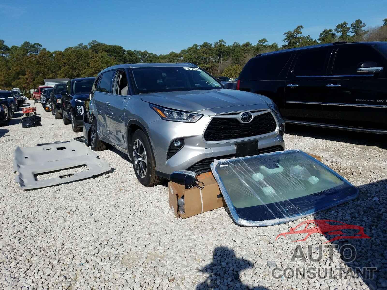 TOYOTA HIGHLANDER 2020 - 5TDGZRAH1LS012298