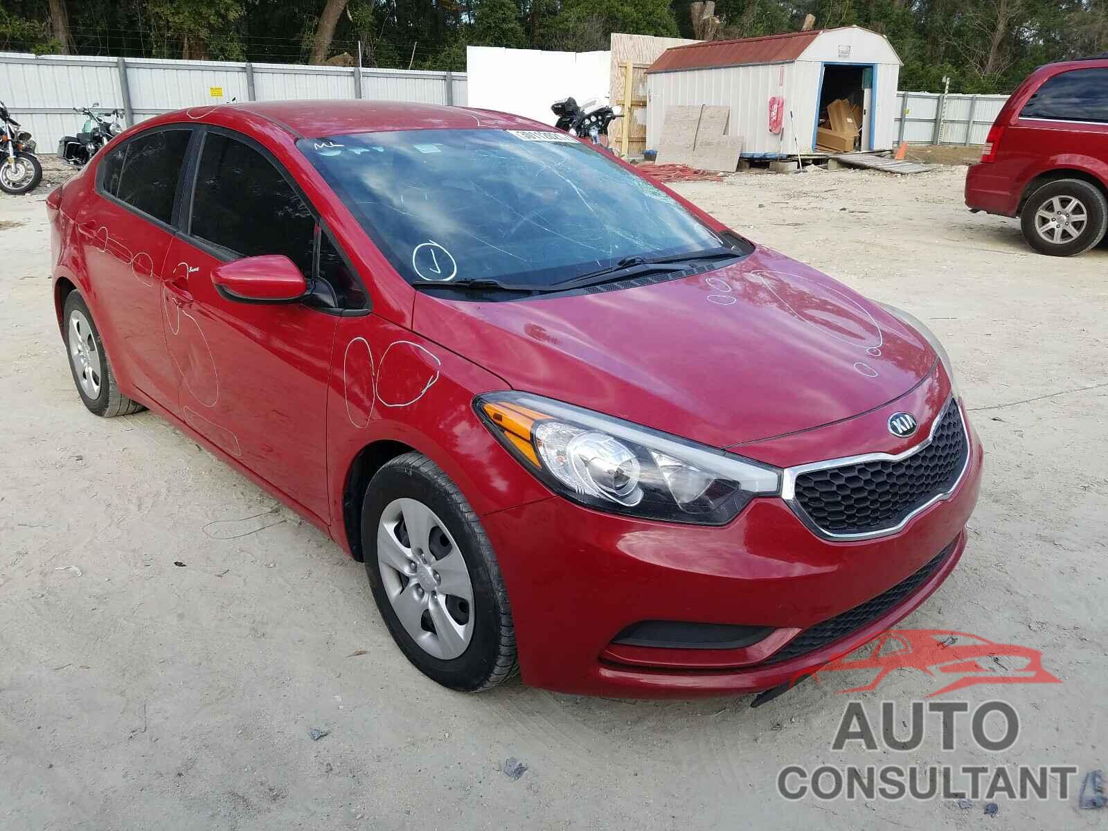 KIA FORTE 2016 - KNAFK4A65G5601526