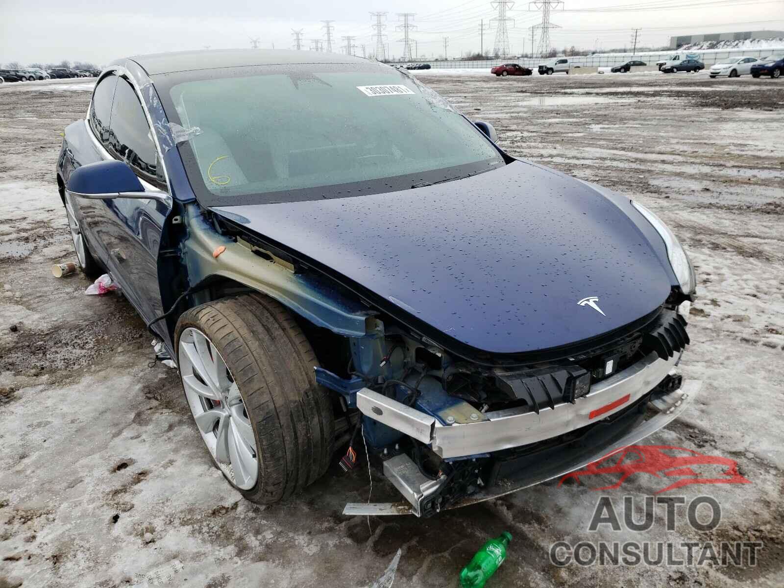 TESLA MODEL 3 2019 - 5YJ3E1EB7KF477625