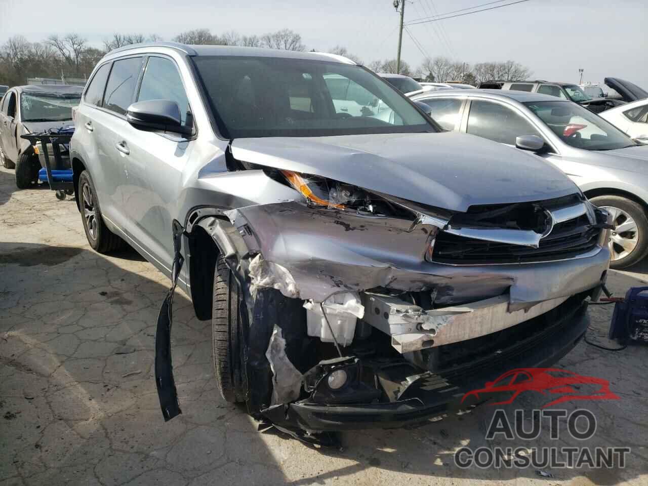 TOYOTA HIGHLANDER 2016 - 5TDJKRFH0GS505625