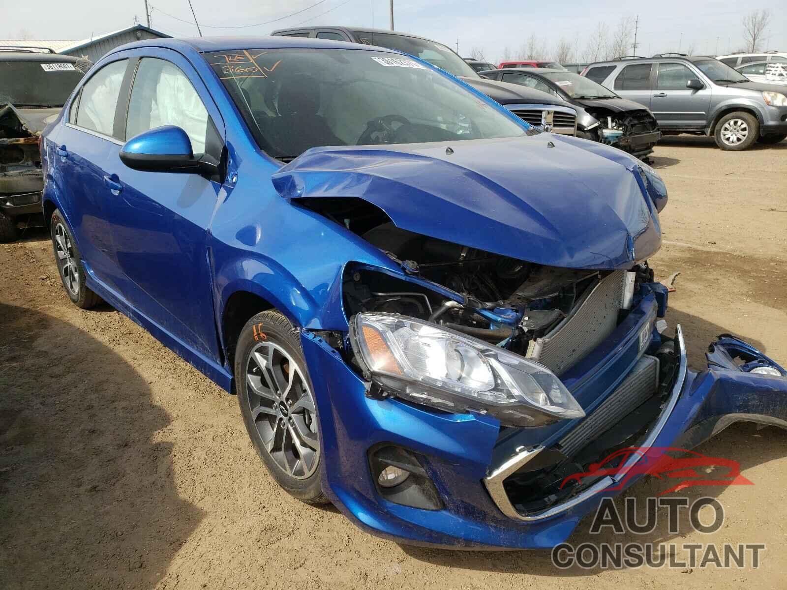CHEVROLET SONIC 2020 - 1G1JD5SB1L4108525