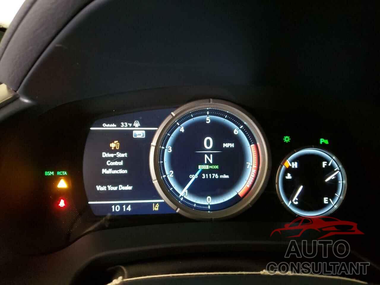 LEXUS RX350 2019 - 2T2BZMCA4KC193915