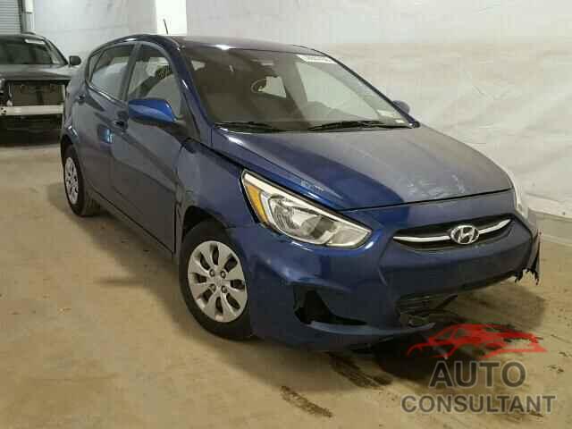 HYUNDAI ACCENT 2017 - KMHCT5AE3HU316973