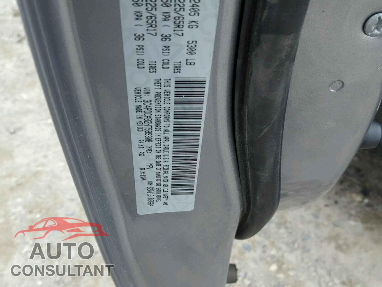 DODGE JOURNEY 2017 - 3C4PDCAB2HT599308