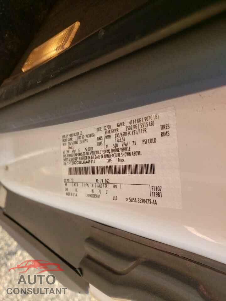 FORD TRANSIT CO 2020 - 5TDZZRAH5LS009980