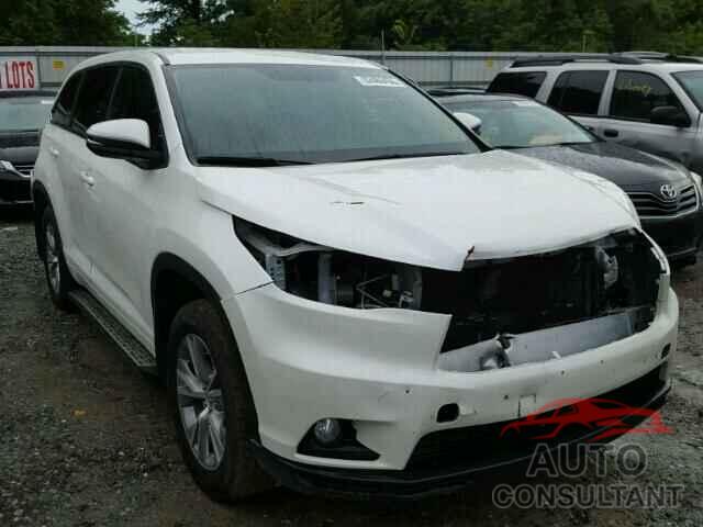 TOYOTA HIGHLANDER 2015 - 5TDZKRFH3FS052716