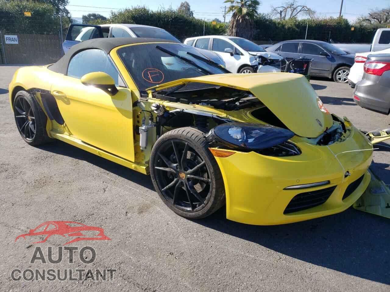 PORSCHE BOXSTER 2018 - WP0CA2A86JS210876