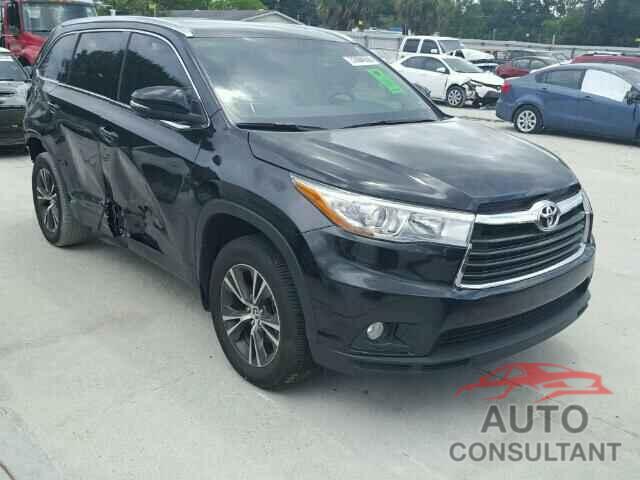 TOYOTA HIGHLANDER 2016 - 5TDKKRFH0GS131568