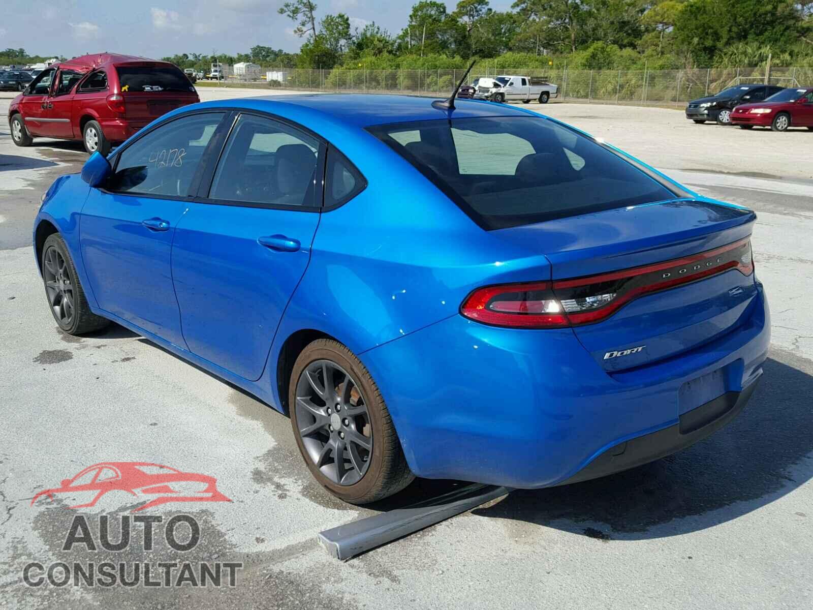 DODGE DART 2016 - 1C3CDFAA3GD656776