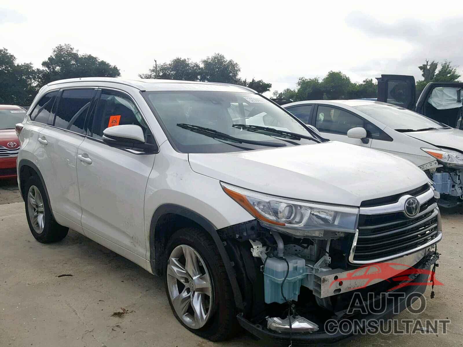 TOYOTA HIGHLANDER 2015 - 5TDYKRFH2FS055621