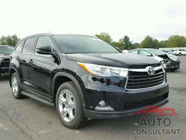 TOYOTA HIGHLANDER 2016 - 5TDDKRFH4GS267016
