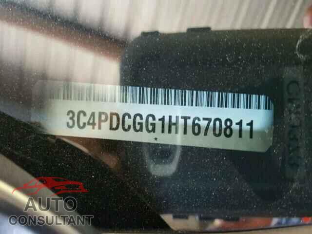 DODGE JOURNEY 2017 - 3C4PDCGG1HT670811