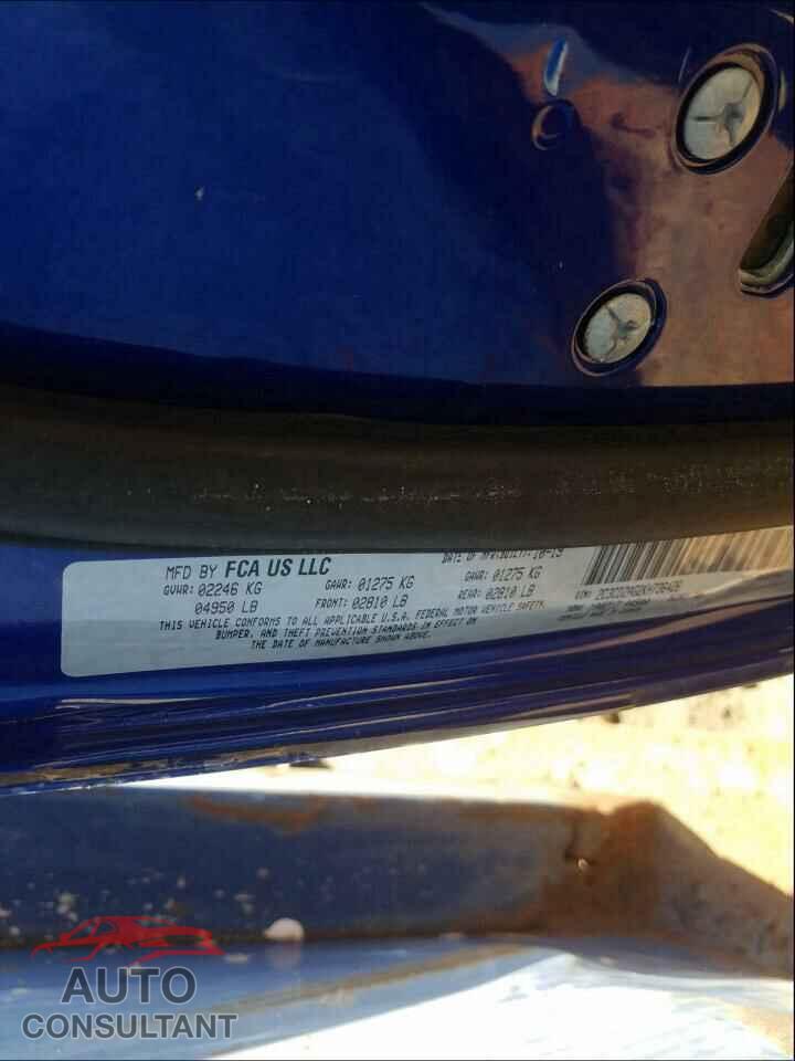 DODGE CHALLENGER 2019 - 2C3CDZAG2KH736426