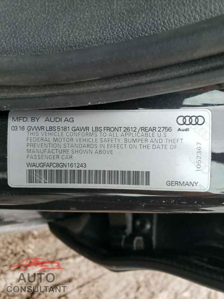 AUDI A6 2016 - WAUGFAFC8GN161243