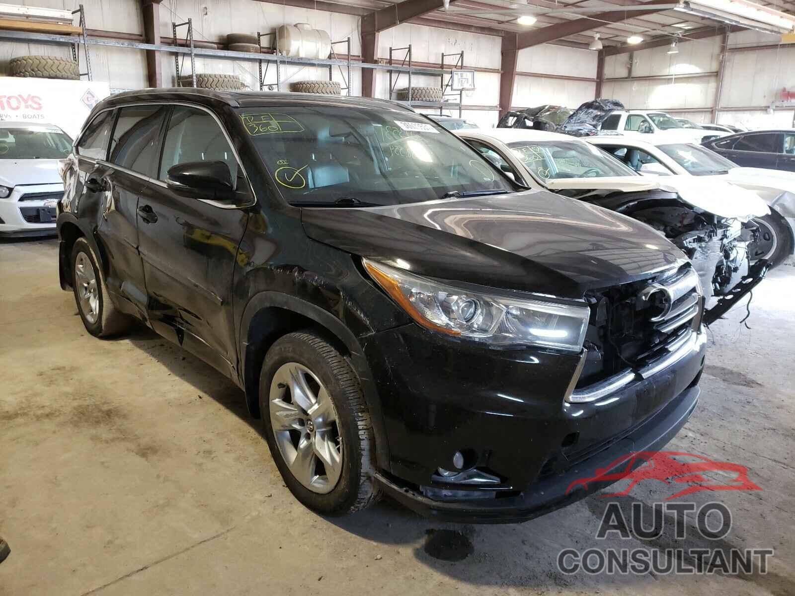 TOYOTA HIGHLANDER 2016 - 5TDDKRFH8GS237159