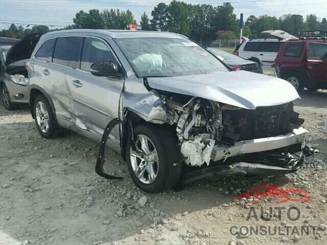 TOYOTA HIGHLANDER 2015 - 5TDDKRFH4FS129989