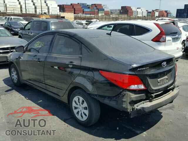 HYUNDAI ACCENT 2016 - KMHCT4AE3GU143545