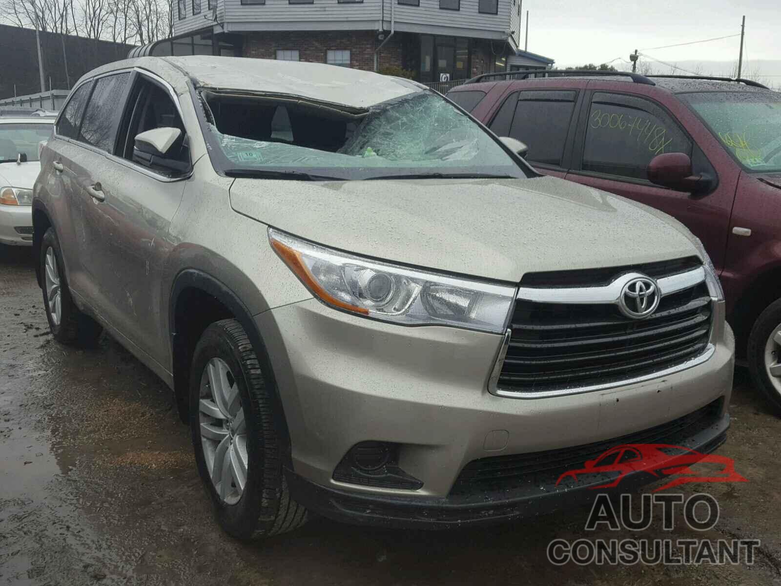 TOYOTA HIGHLANDER 2015 - 5TDBKRFH4FS085869