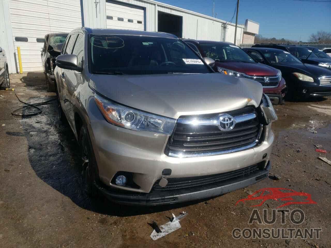 TOYOTA HIGHLANDER 2016 - 5TDKKRFH5GS142145