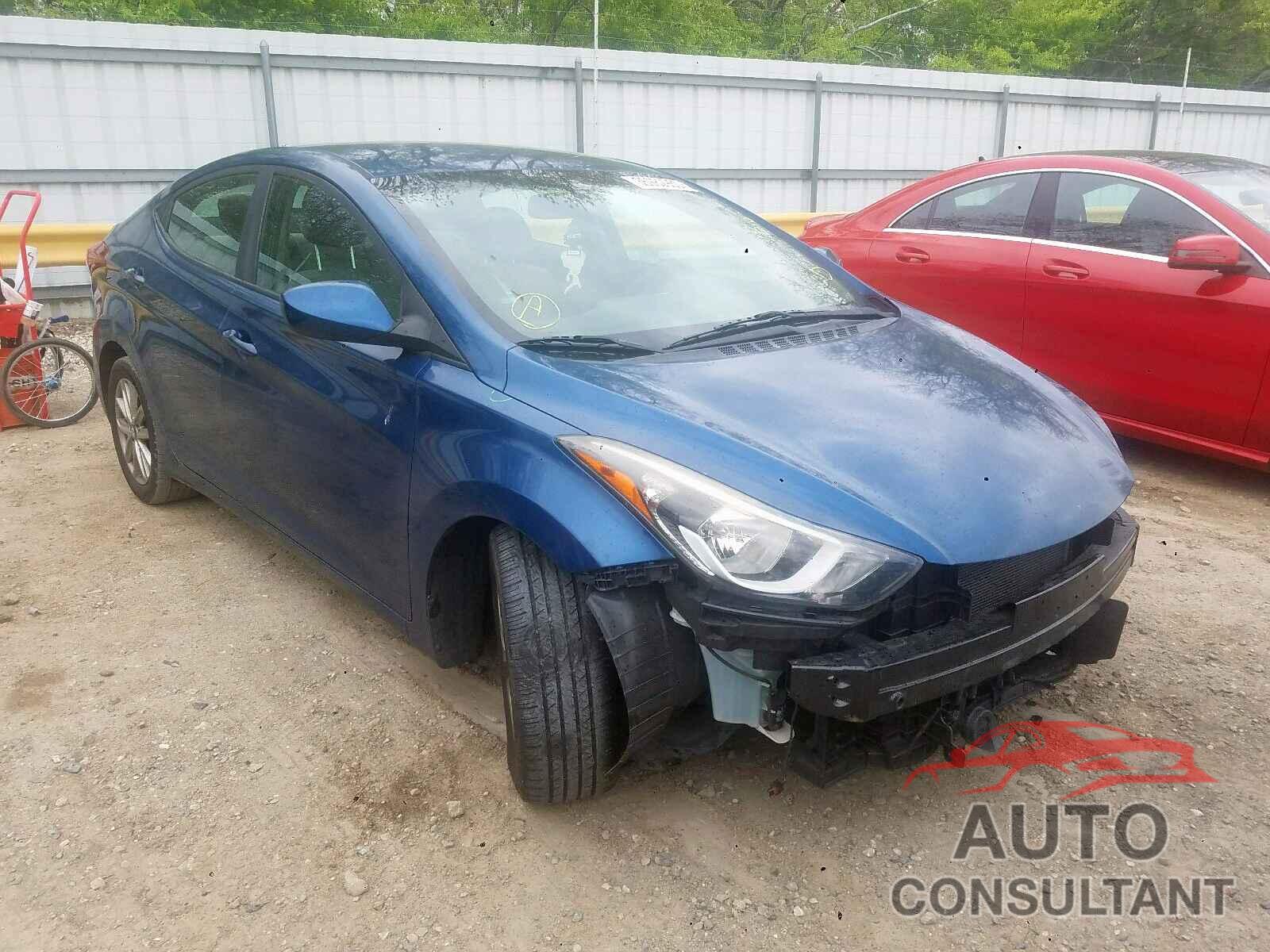 HYUNDAI ELANTRA 2014 - KMHDH4AE7EU138352