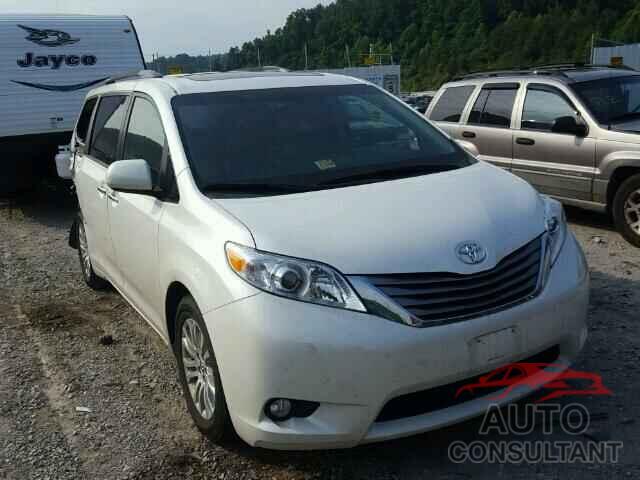 TOYOTA SIENNA 2015 - 5TDYK3DC5FS531977