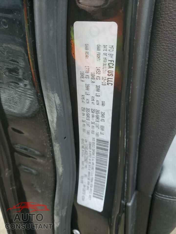 DODGE DURANGO 2020 - 1C4RDJAG3LC229627