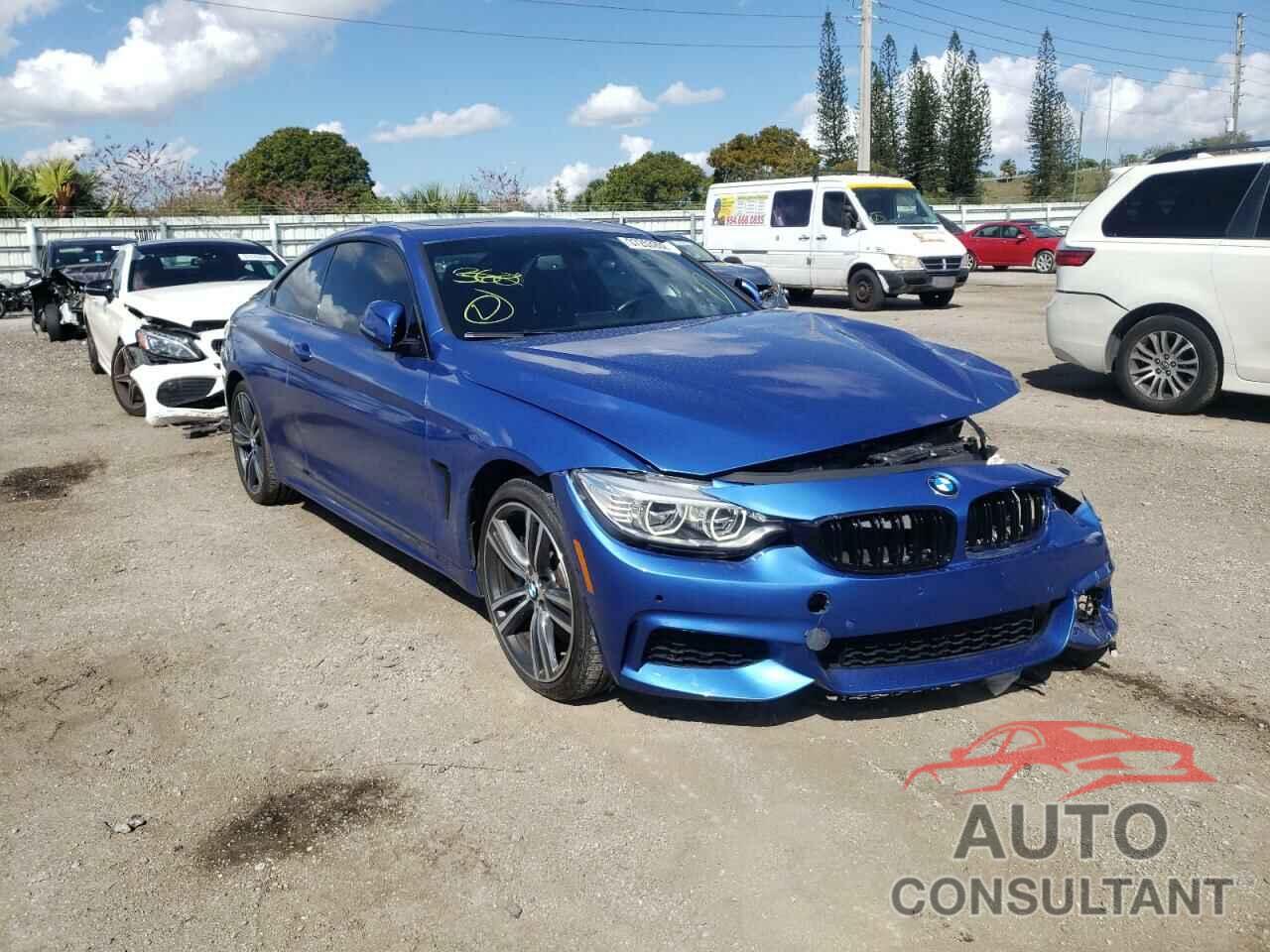 BMW 4 SERIES 2017 - WBA4P3C34HK528688