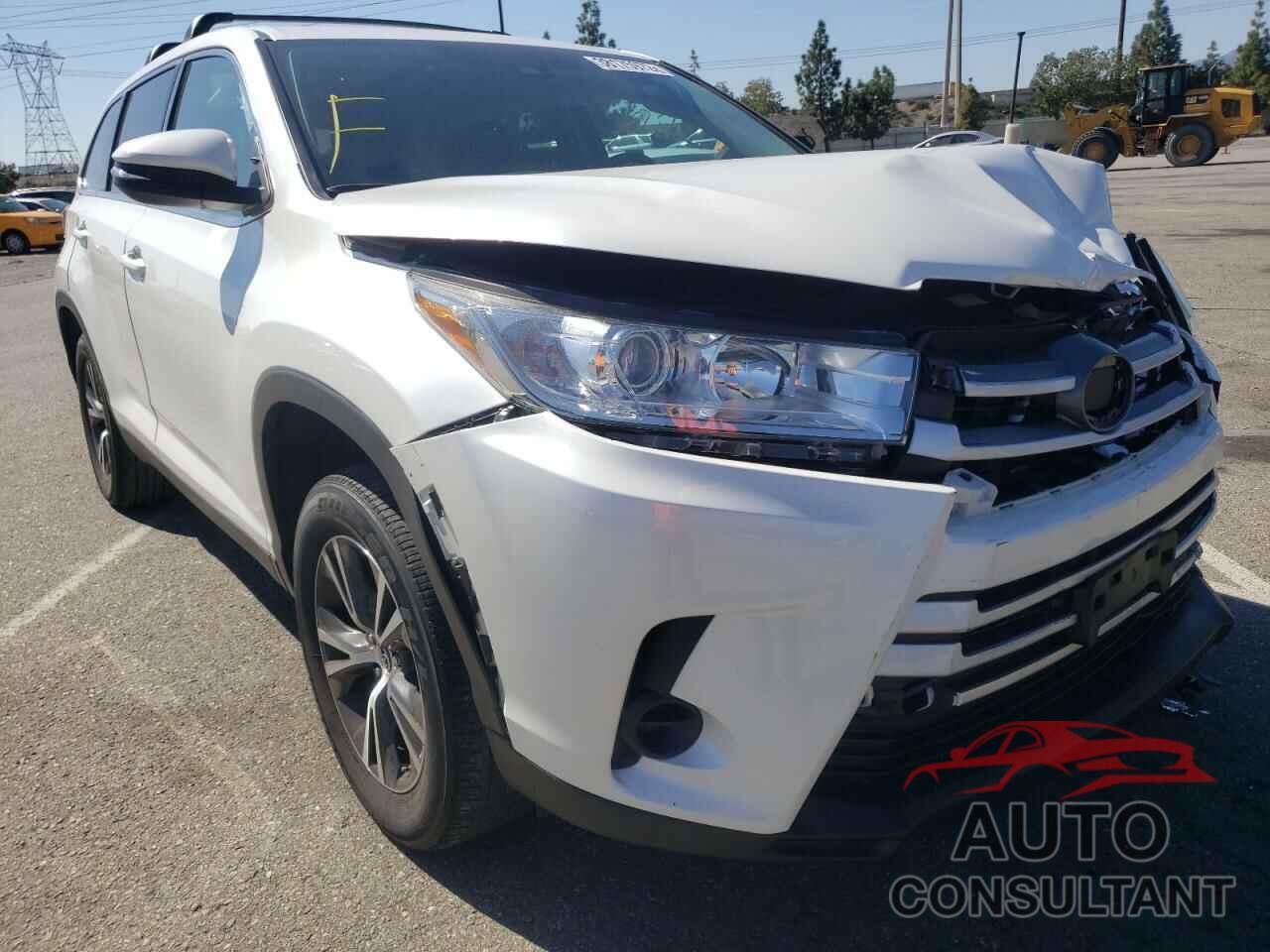 TOYOTA HIGHLANDER 2019 - 5TDZZRFH2KS361602
