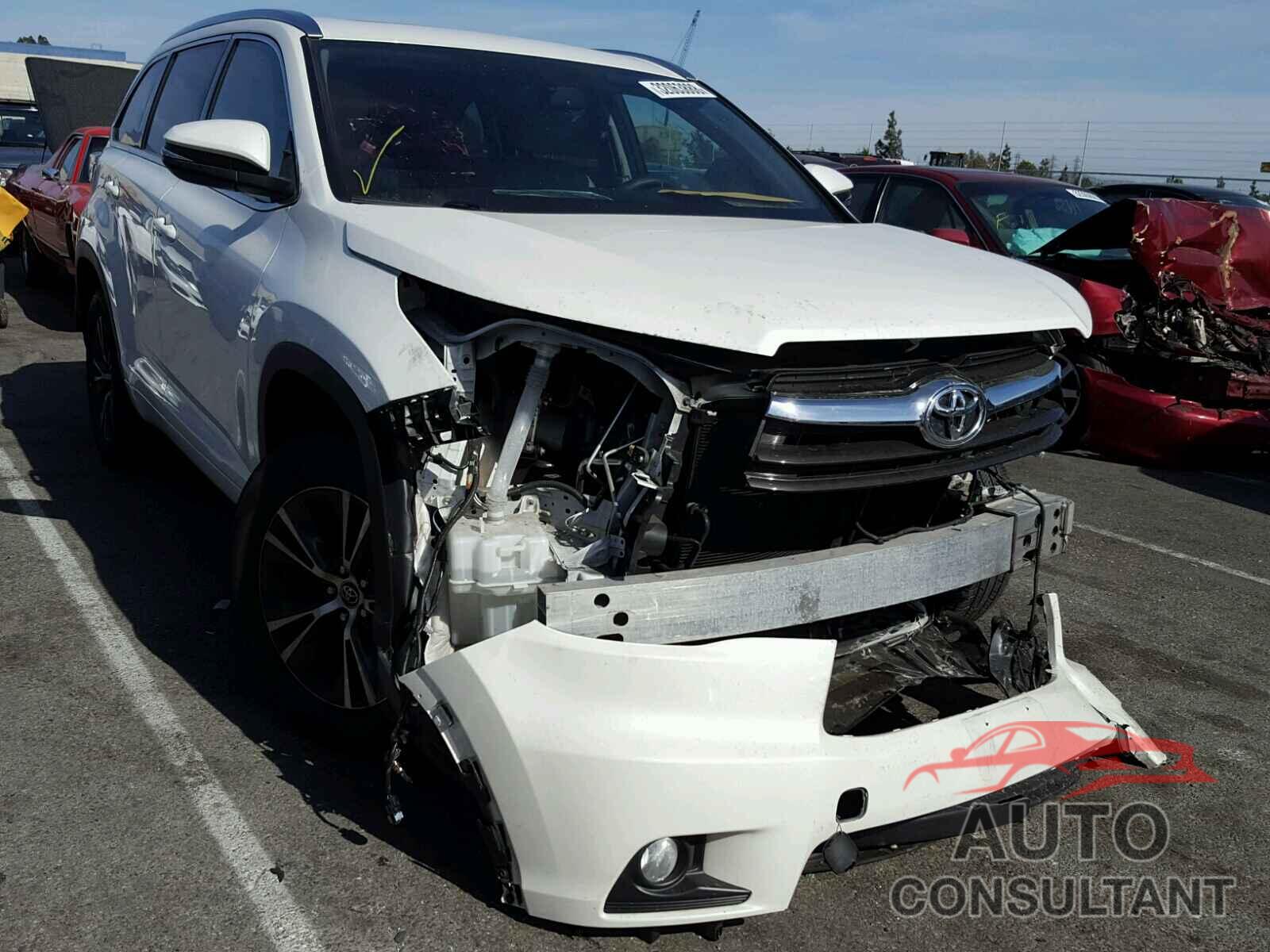 TOYOTA HIGHLANDER 2016 - 5TDKKRFH1GS167804