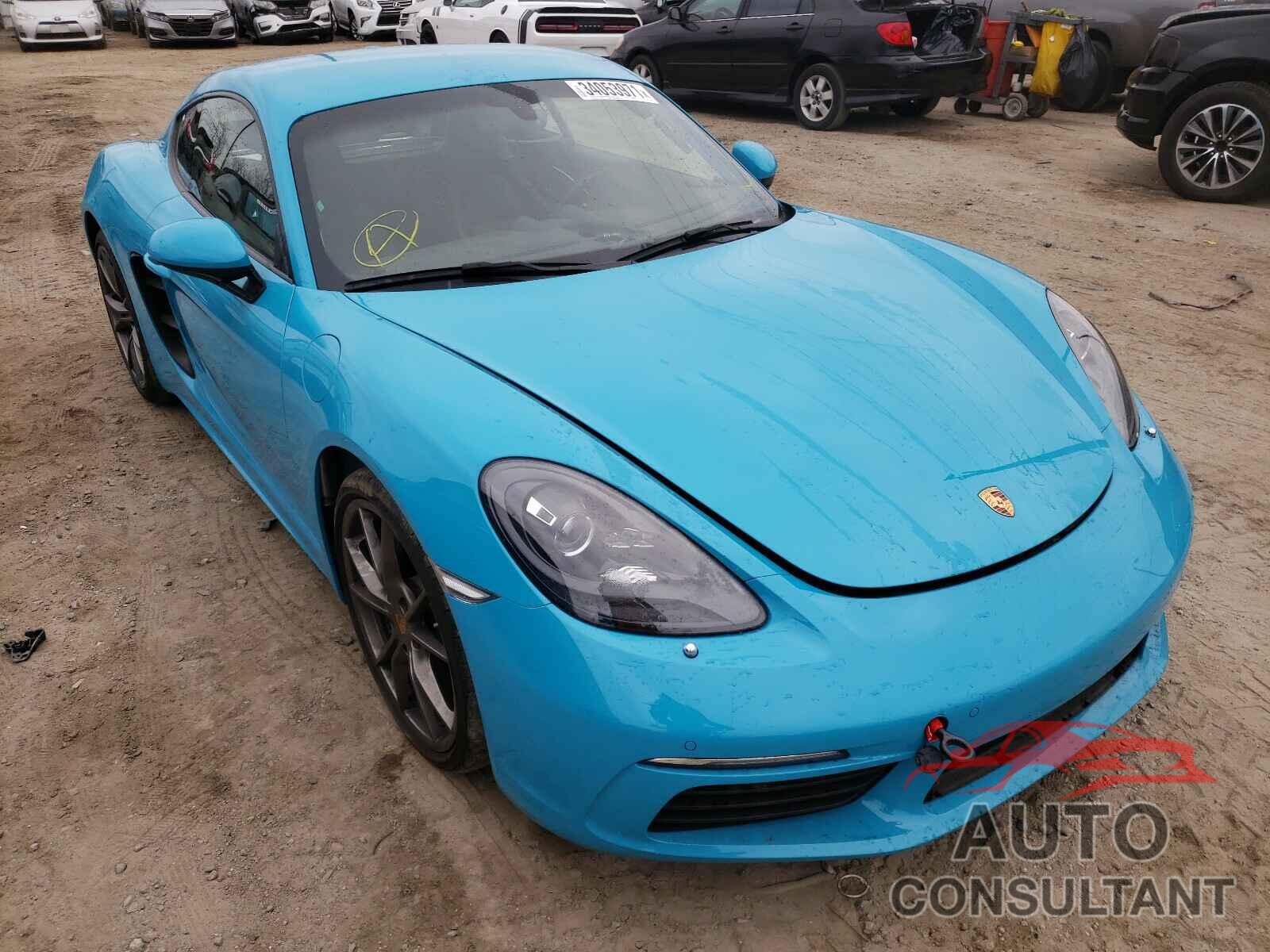 PORSCHE CAYMAN 2017 - WP0AA2A88HS270188