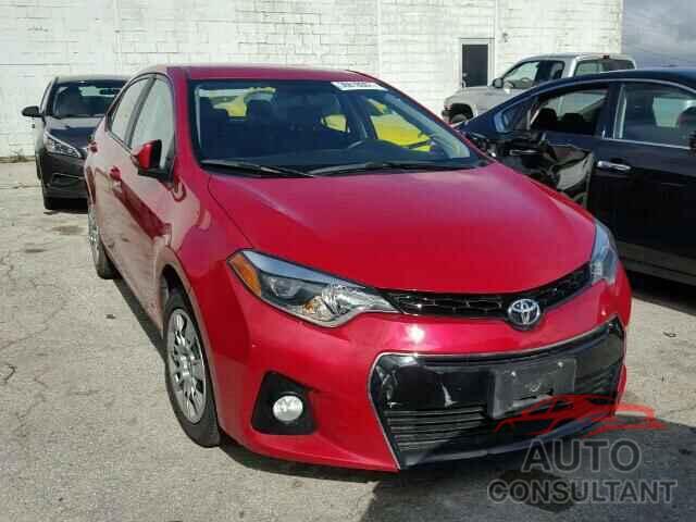 TOYOTA COROLLA 2016 - 2T1BURHE7GC668573