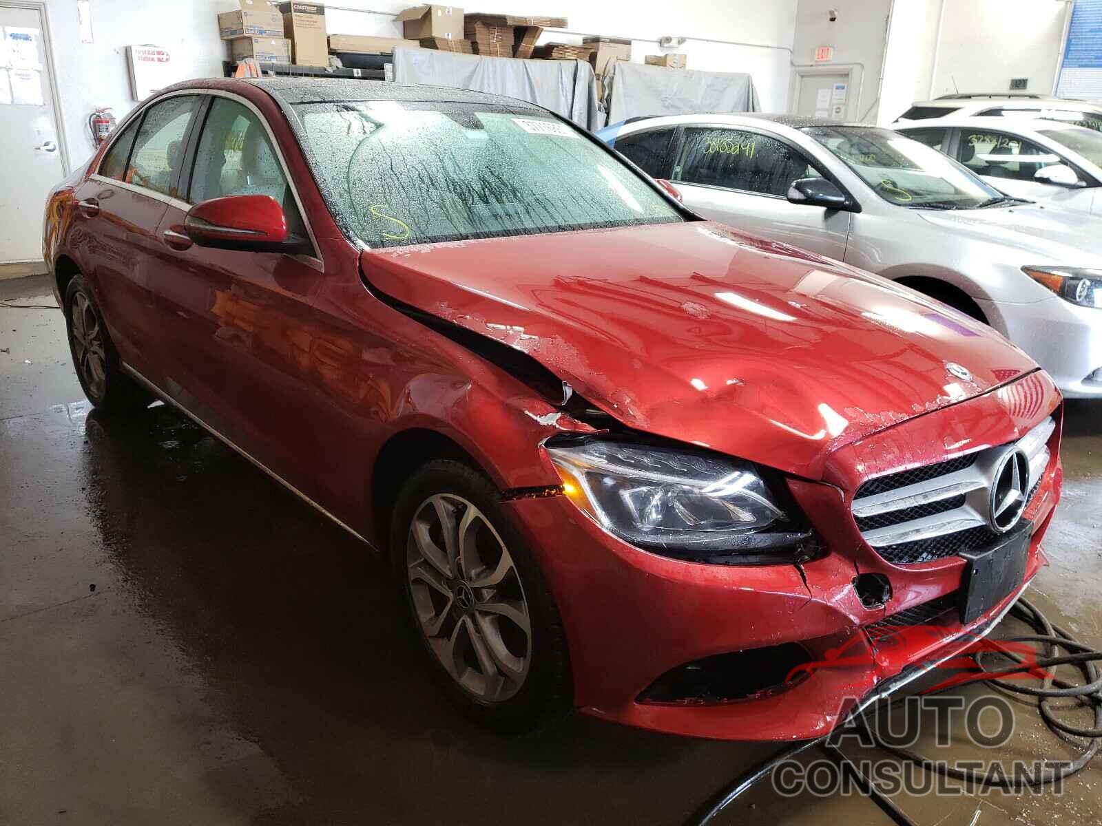 MERCEDES-BENZ C CLASS 2018 - 55SWF4KBXJU235666