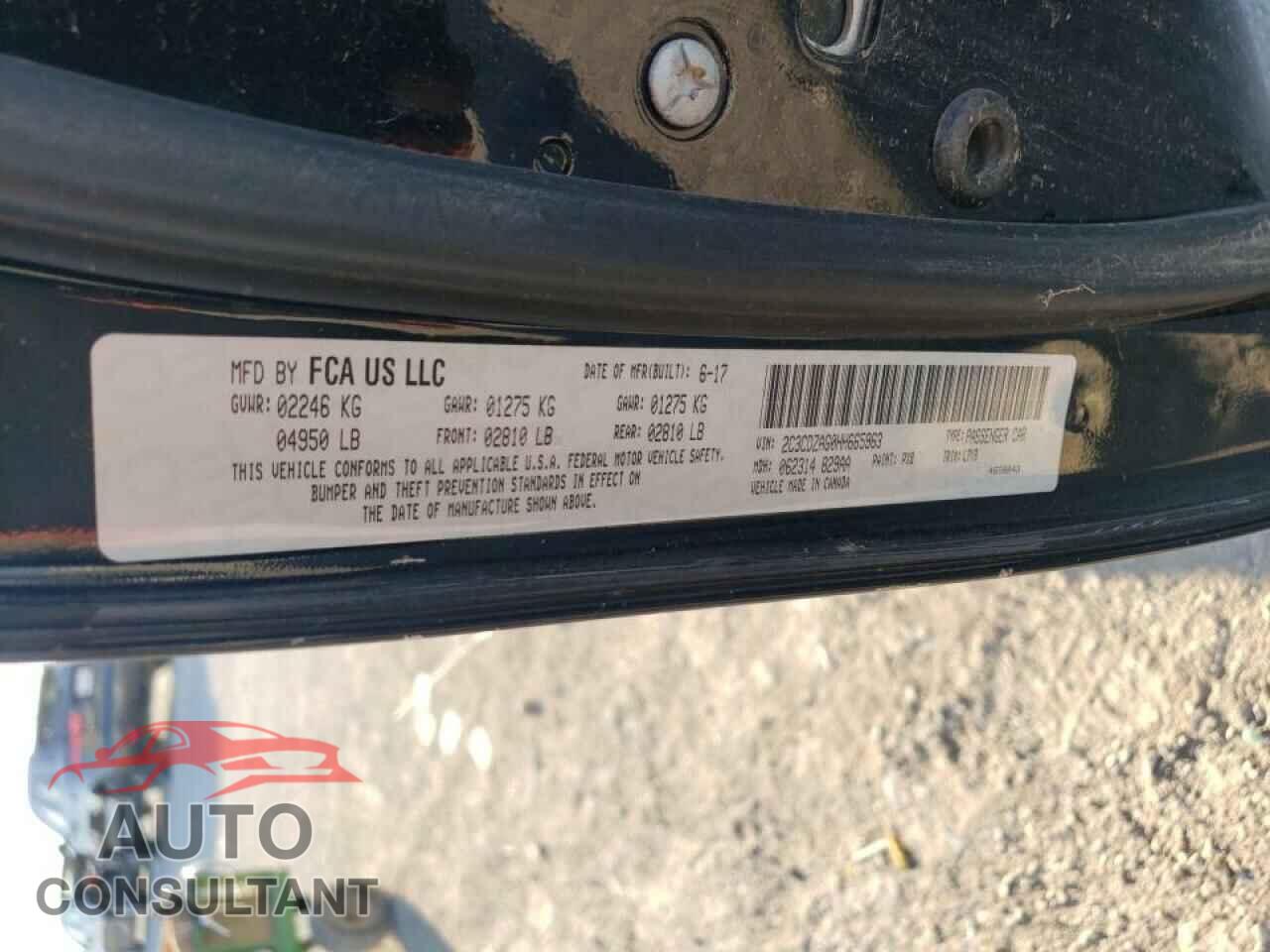 DODGE CHALLENGER 2017 - 2C3CDZAG0HH665963
