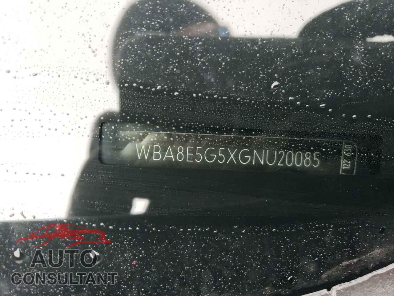 BMW 3 SERIES 2016 - WBA8E5G5XGNU20085