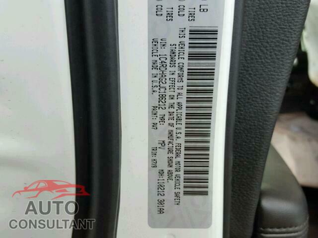 DODGE DURANGO 2018 - 1C4RDHAG2JC186212