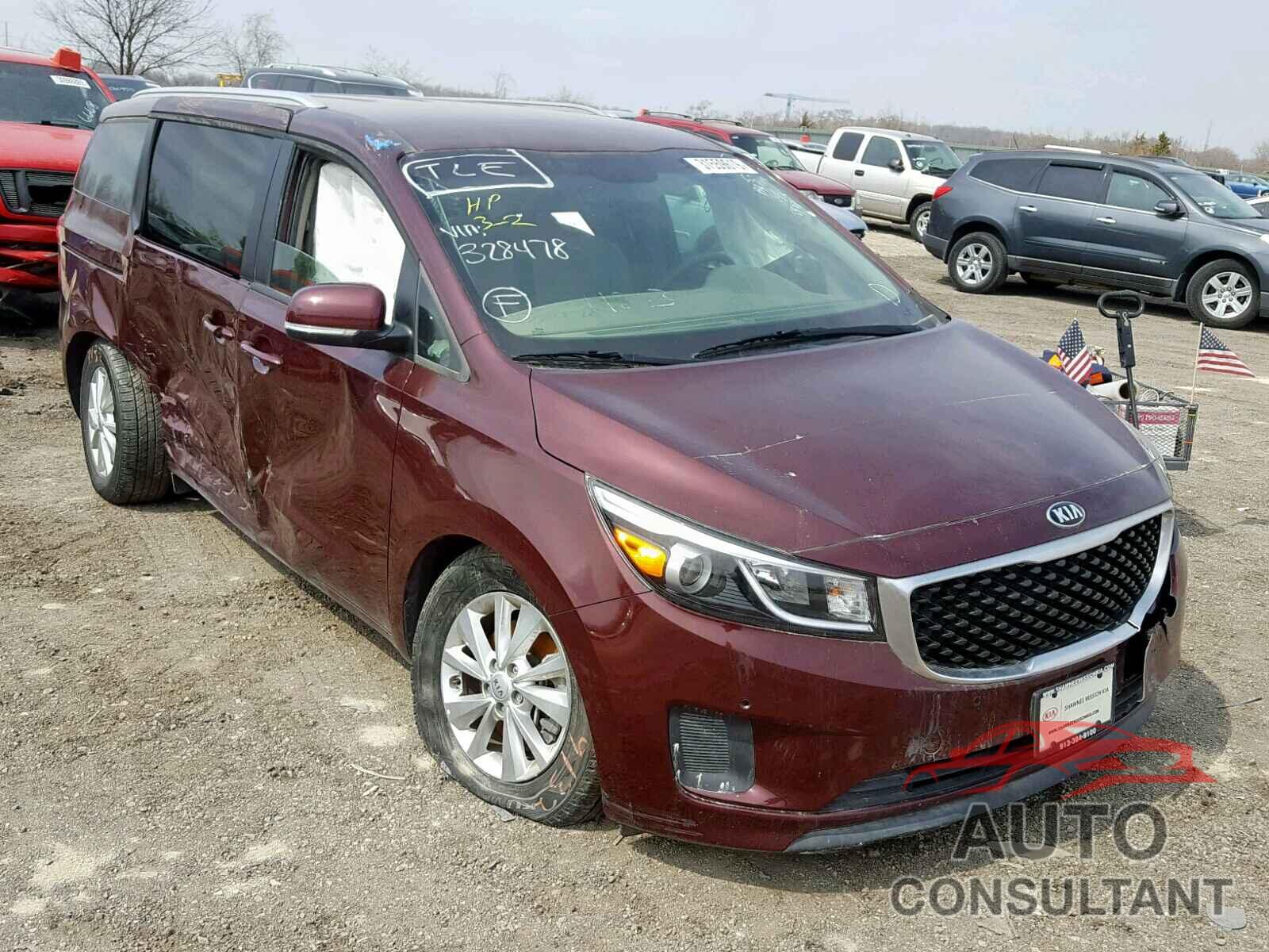 KIA SEDONA 2017 - JA4AP3AW9GZ045135