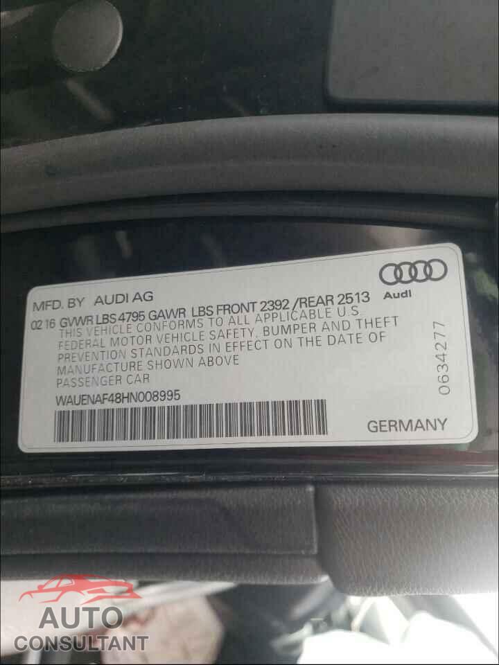 AUDI A4 2017 - 4JGFB4KB6LA009645