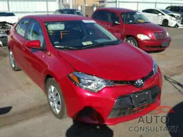 TOYOTA COROLLA 2016 - 2T1BURHE4GC538363