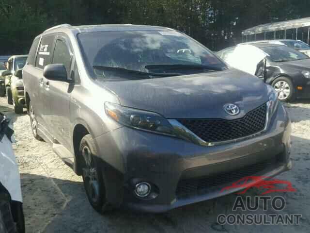 TOYOTA SIENNA 2015 - 5TDXK3DC0FS539531