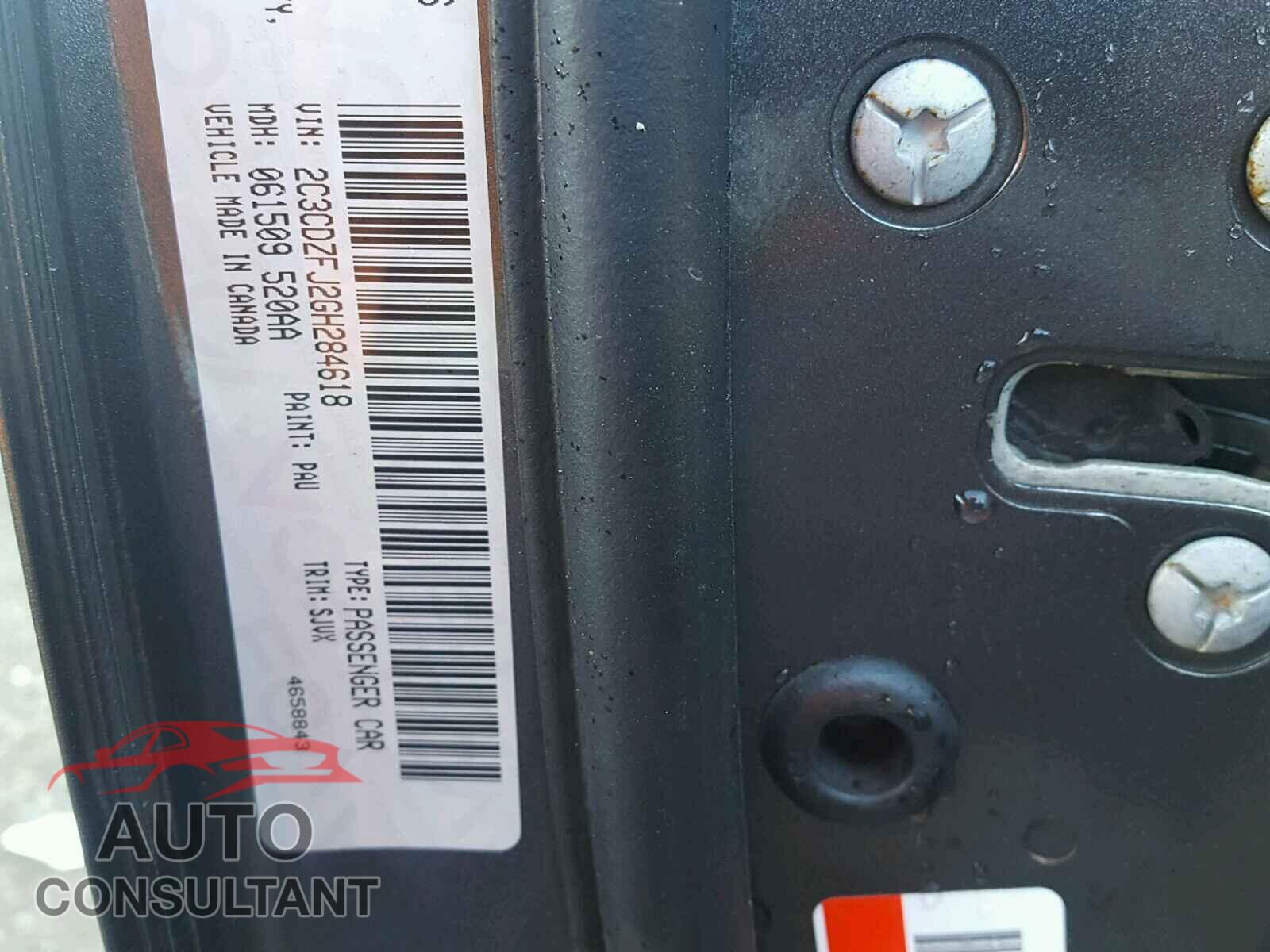 DODGE CHALLENGER 2016 - 2C3CDZFJ2GH284618