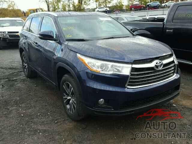 TOYOTA HIGHLANDER 2016 - 5TDKKRFH2GS153975