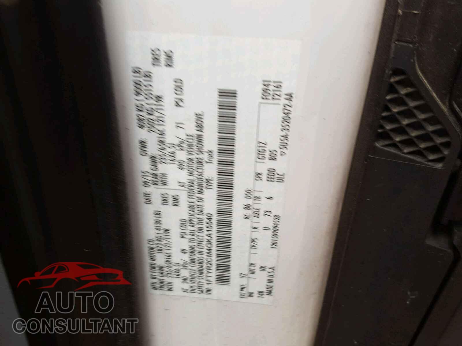 FORD TRANSIT CO 2016 - 1FTYR2CM4GKA15540