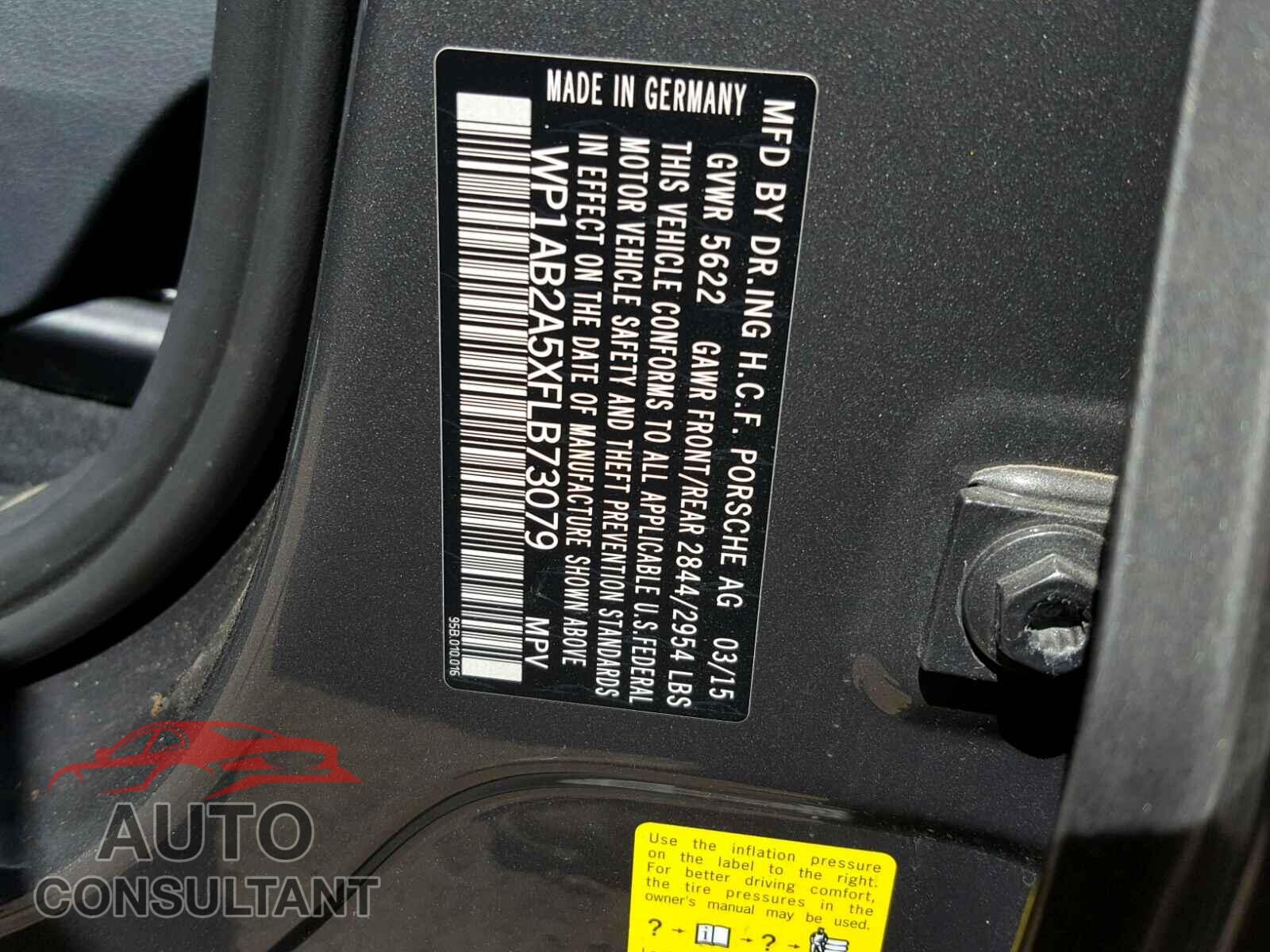PORSCHE MACAN 2015 - WP1AB2A5XFLB73079