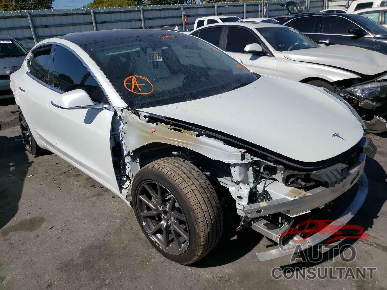TESLA MODEL 3 2019 - 5YJ3E1EA0KF486514