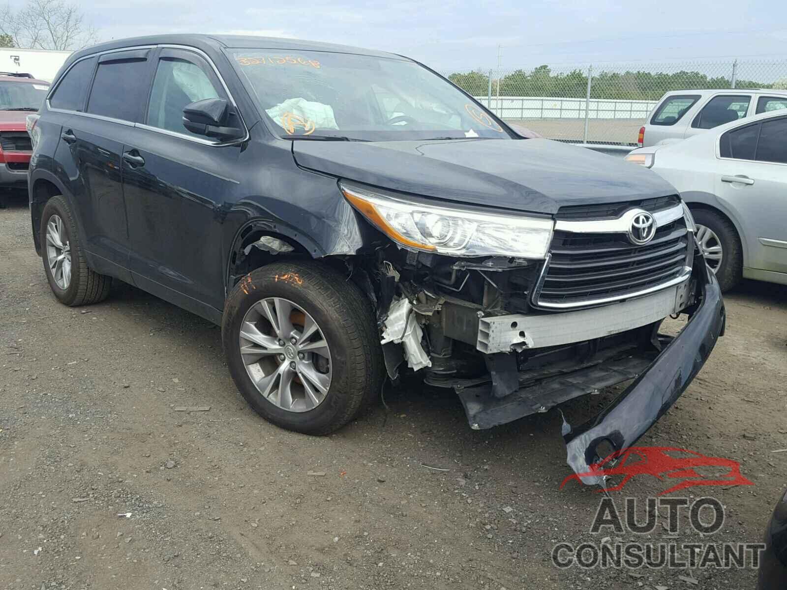 TOYOTA HIGHLANDER 2015 - 5TDBKRFH9FS156841
