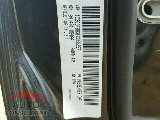 DODGE DART 2015 - 1C3CDFBB3FD268257