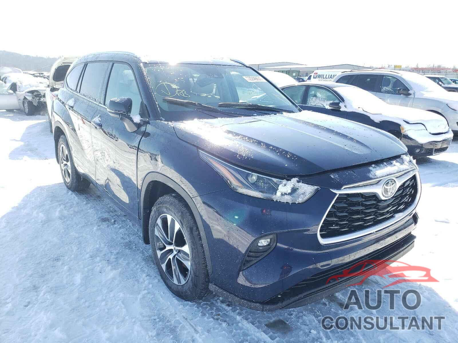 TOYOTA HIGHLANDER 2021 - 5TDGZRBH2MS078536