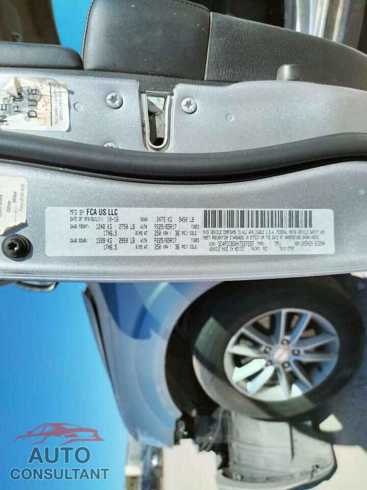 DODGE JOURNEY 2017 - 3C4PDCBG0HT537237