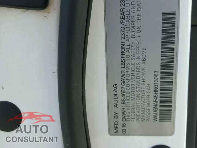 AUDI A4 2017 - 55SWF4KB3GU100876